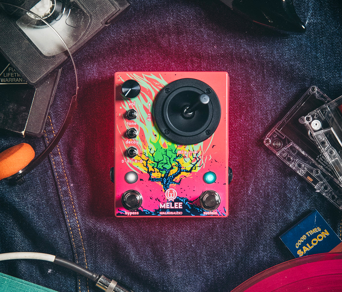 Tech Demo - Melee: Wall of Noise Distortion + Reverb Pedal