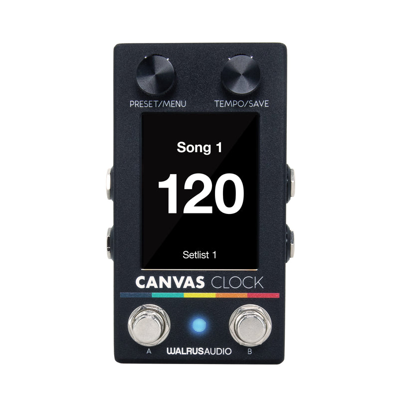 Canvas Clock - BLEMISHED